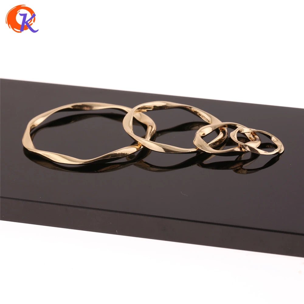 Cordial Design DIY Handmade Jewelry Accessories Customized Beads for Earrings and Rings 100Pcs 16MM 21MM 32MM 42MM SizeAzizaK
