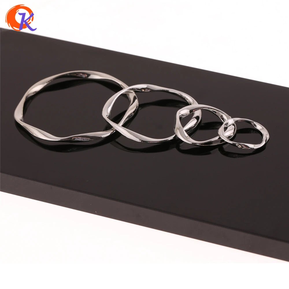Cordial Design DIY Handmade Jewelry Accessories Customized Beads for Earrings and Rings 100Pcs 16MM 21MM 32MM 42MM SizeAzizaK