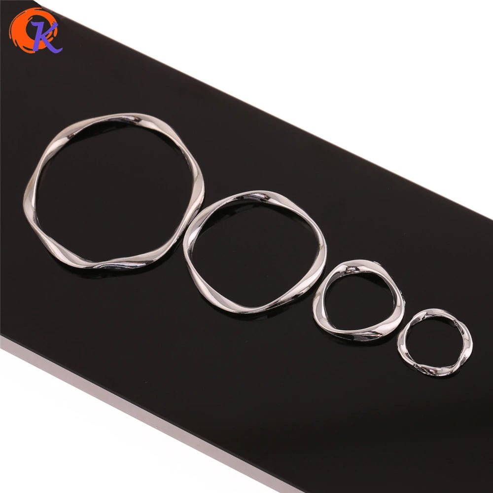 Cordial Design DIY Handmade Jewelry Accessories Customized Beads for Earrings and Rings 100Pcs 16MM 21MM 32MM 42MM SizeAzizaK