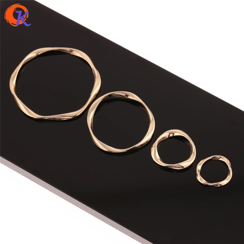 Cordial Design DIY Handmade Jewelry Accessories Customized Beads for Earrings and Rings 100Pcs 16MM 21MM 32MM 42MM SizeAzizaK