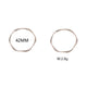 Cordial Design DIY Handmade Jewelry Accessories Customized Beads for Earrings and Rings 100Pcs 16MM 21MM 32MM 42MM SizeAzizaK