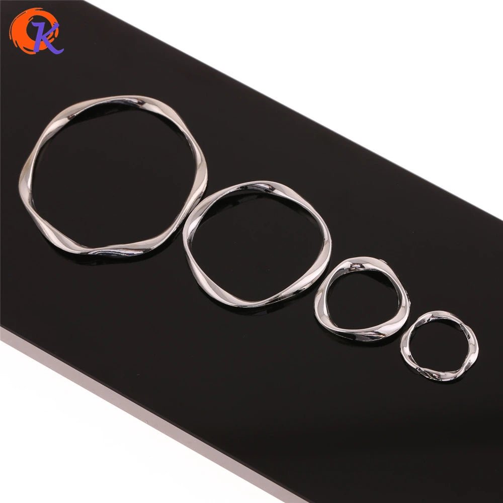Cordial Design DIY Handmade Jewelry Accessories Customized Beads for Earrings and Rings 100Pcs 16MM 21MM 32MM 42MM SizeAzizaK