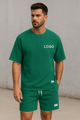 🖌️ Customized Printed 2 - Piece Set – Men's Summer T-Shirt & Shorts | Streetwear TracksuitAzizaK