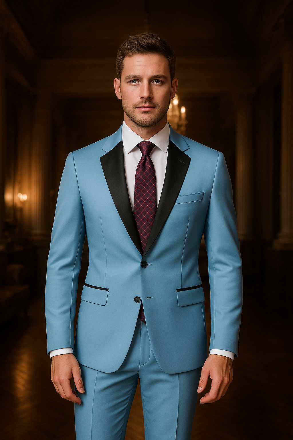 🤵♂️ Men's 3-Piece Suit – Jacket, Trousers & Vest | Formal Wedding & Business Outfit