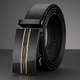 Premium Genuine Leather Men’s Belt with Automatic Ratchet Buckle – Elegant and Durable