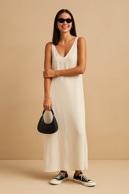 Sleeveless slim summer dress