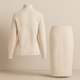 Elegant Knit Set – Sweater & SkirtAzizaK
