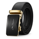 Premium Genuine Leather Men’s Belt with Automatic Ratchet Buckle – Elegant and Durable
