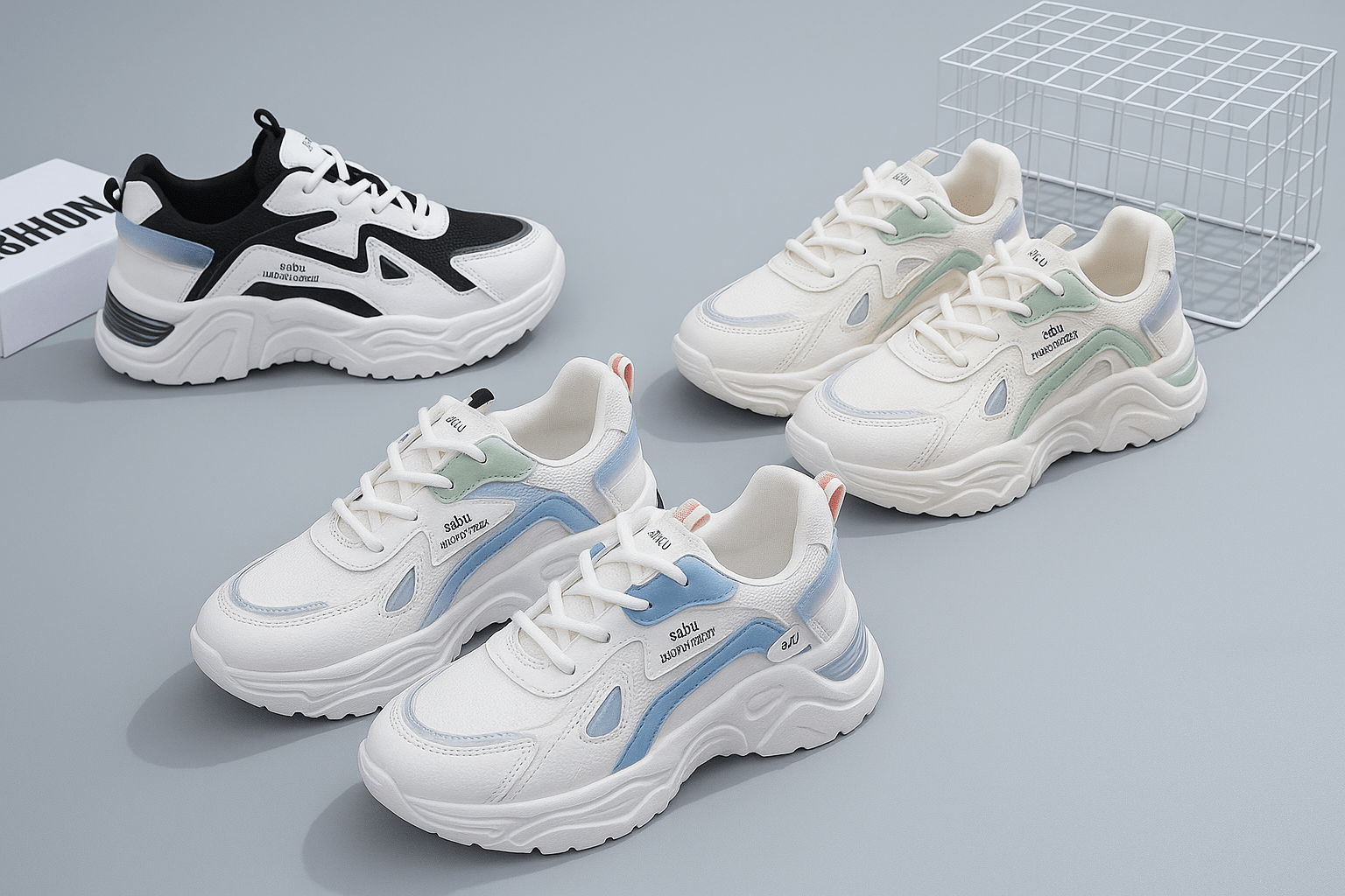 Flat platform sneakersAzizaK