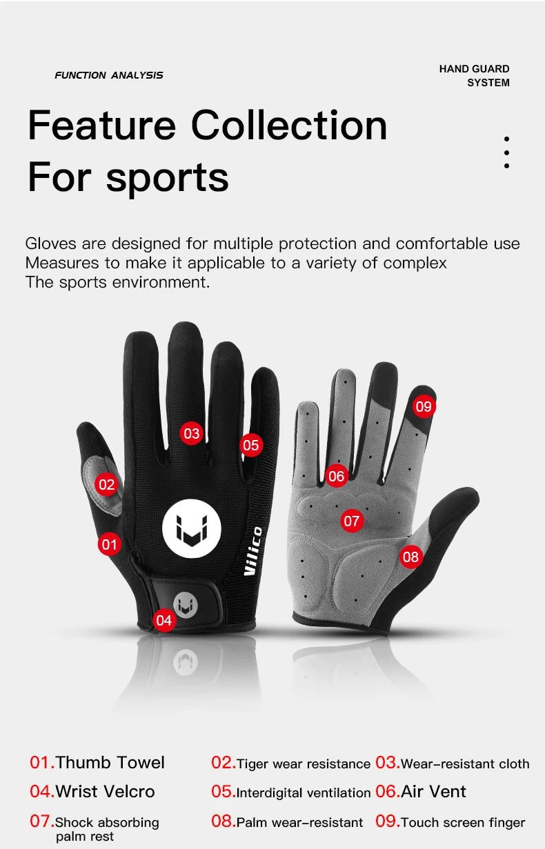 Full - Finger Cycling GlovesAzizaK