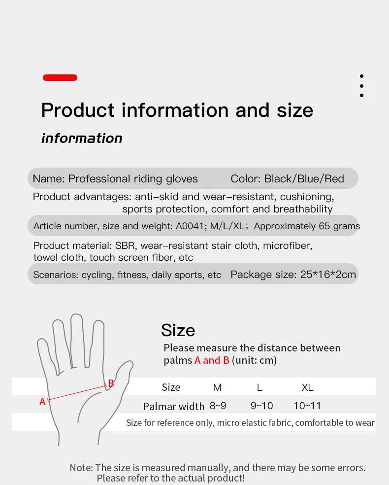 Full - Finger Cycling GlovesAzizaK