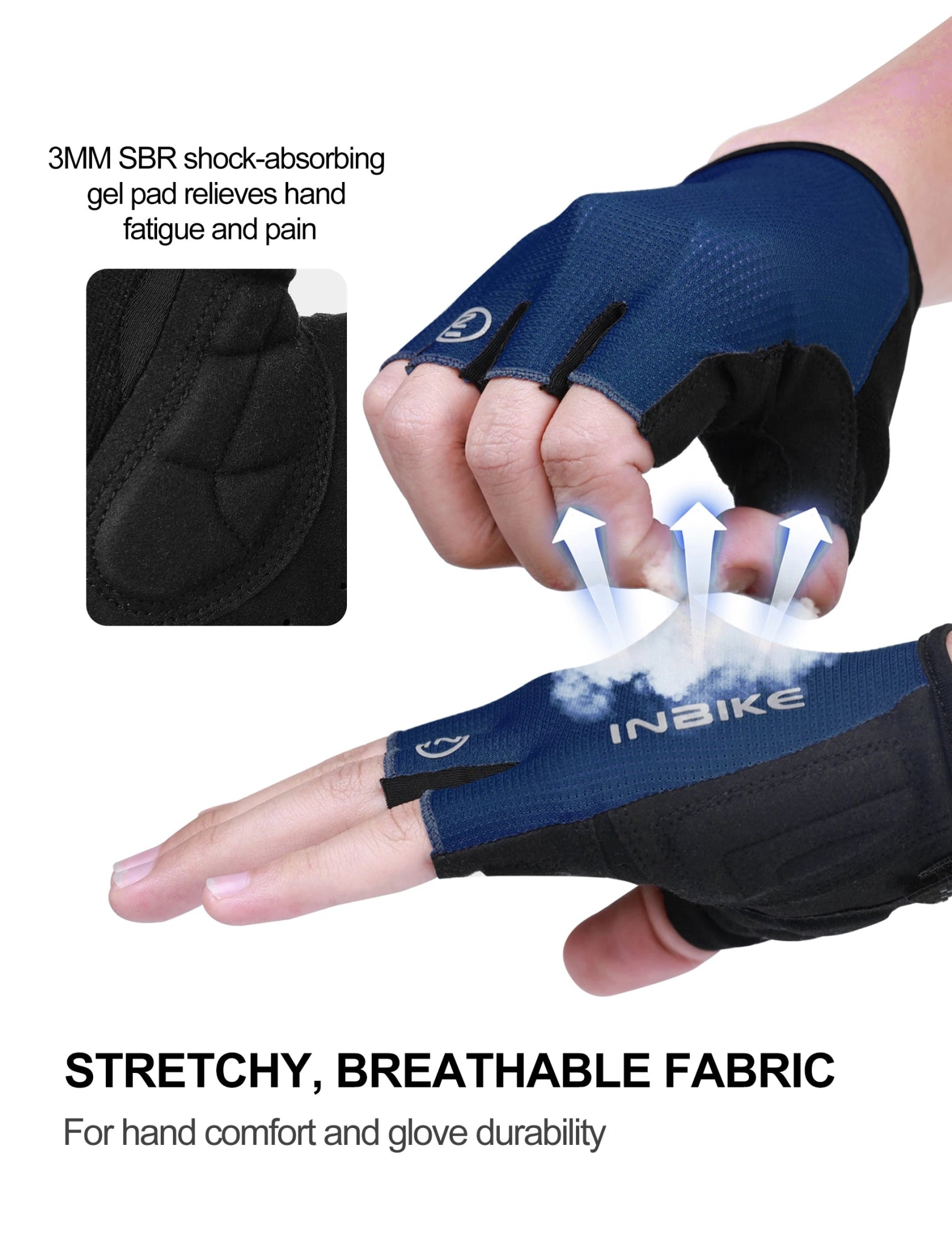 Half - Finger Cycling GlovesAzizaK