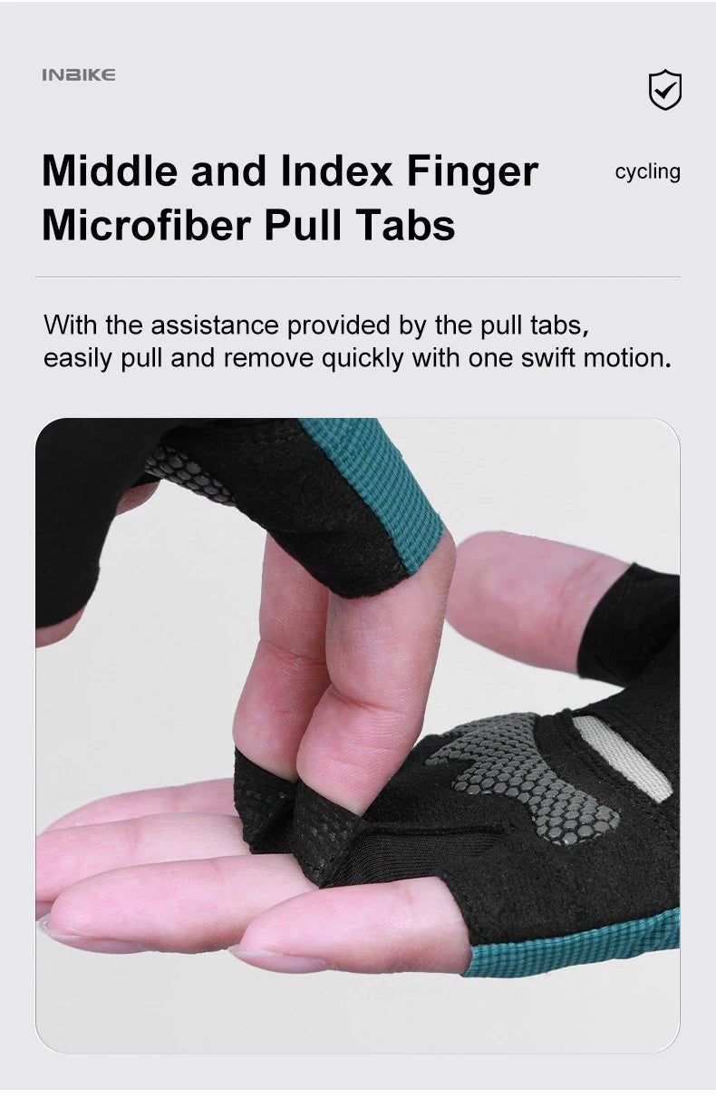 Half - Finger Cycling GlovesAzizaK
