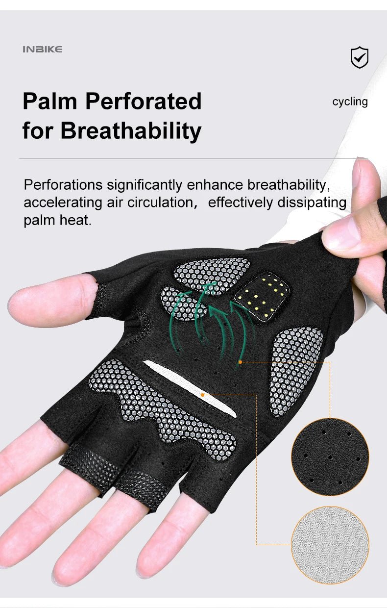 Half - Finger Cycling GlovesAzizaK