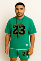 🏖️ High - Quality Korean Style Men's Summer Set – Printed T-Shirt & Beach ShortsAzizaK