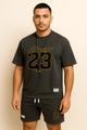 🏖️ High - Quality Korean Style Men's Summer Set – Printed T-Shirt & Beach ShortsAzizaK