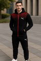 Hooded zip - up jacket + sweatpantsAzizaK