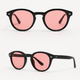 Johnny Depp Rice Stud Classic Retro Round SunglassesAzizaK