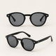Johnny Depp Rice Stud Classic Retro Round SunglassesAzizaK