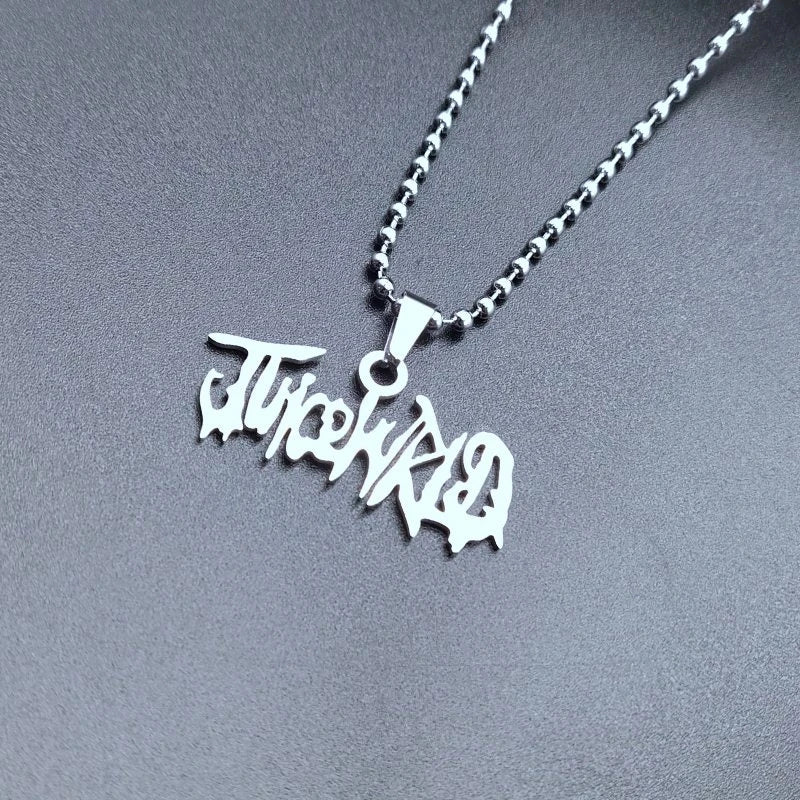 Juice WRLD stainless steel pendant necklace for women and menAzizaK