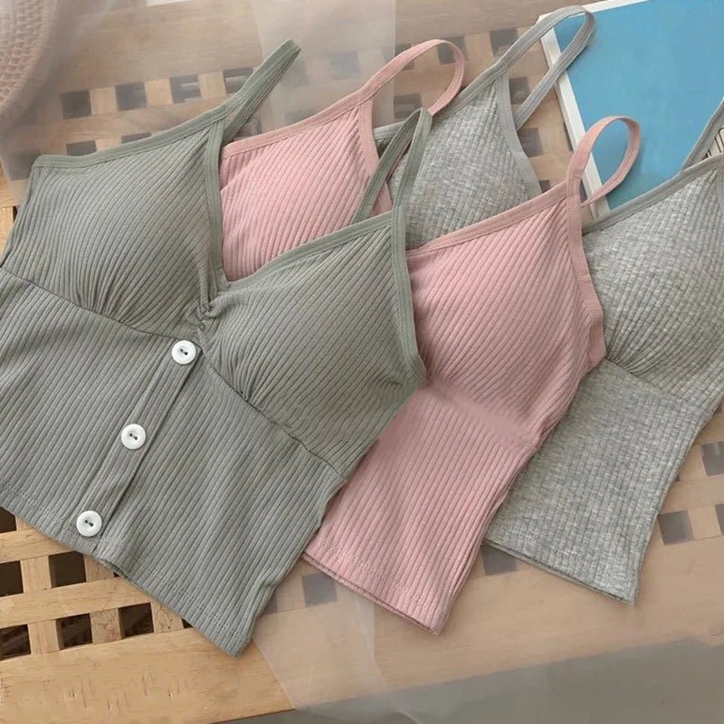 Knitted Cotton Crop TopAzizaK