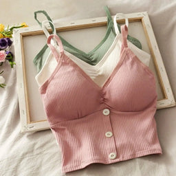 Knitted Cotton Crop TopAzizaK