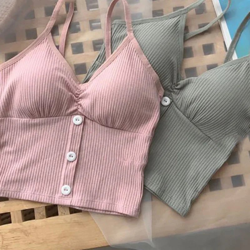 Knitted Cotton Crop TopAzizaK