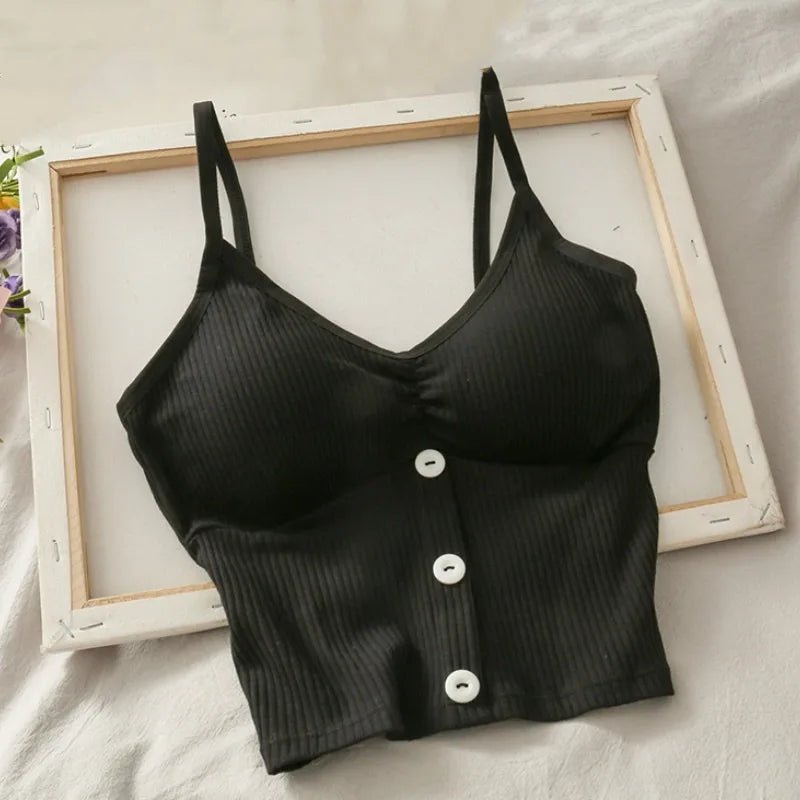 Knitted Cotton Crop TopAzizaK