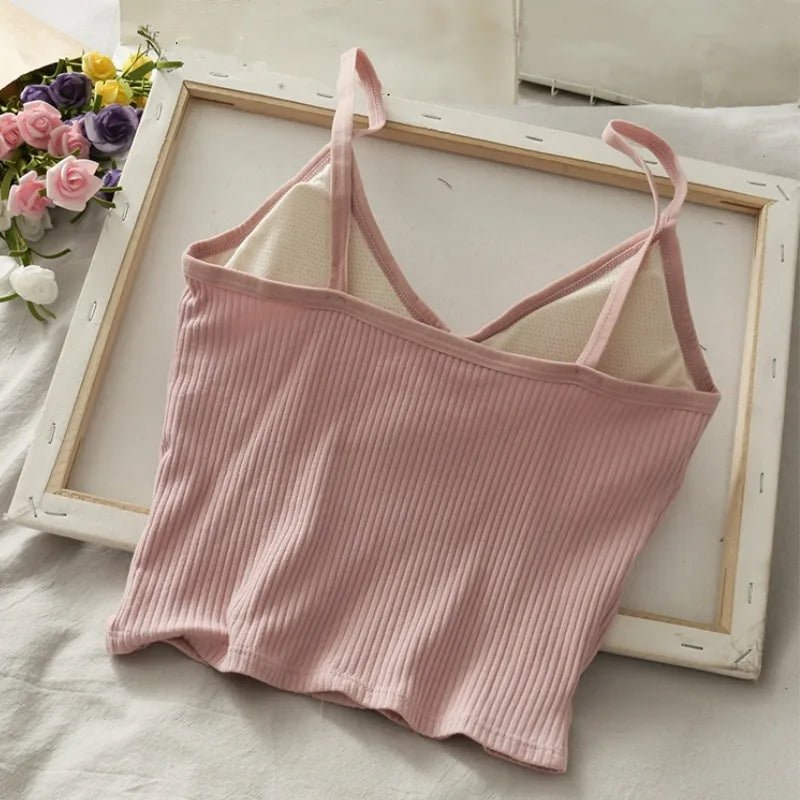 Knitted Cotton Crop TopAzizaK