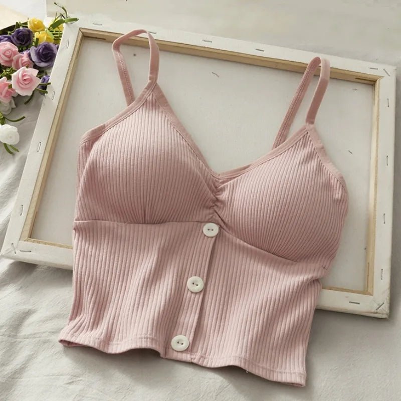 Knitted Cotton Crop TopAzizaK