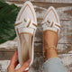 Knitted Pointed Flats – Women’s Breathable Slip - OnsAzizaK