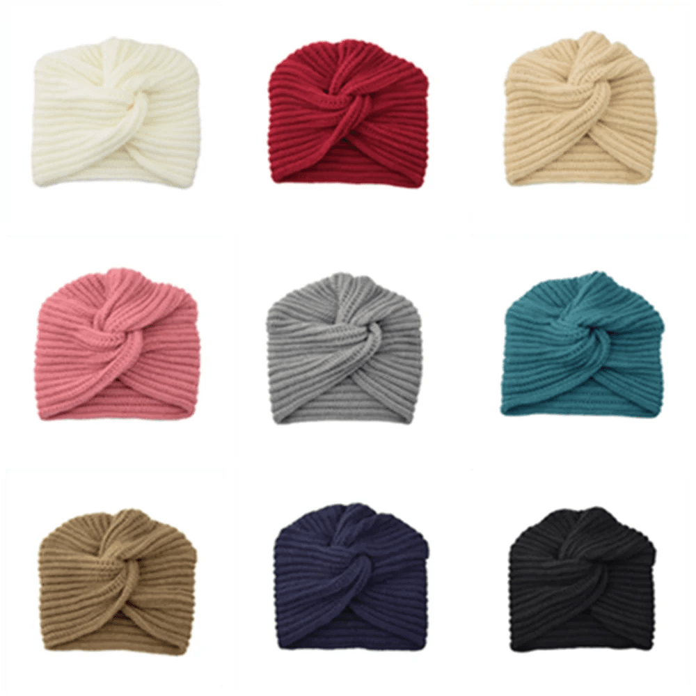 Knitted turban hatAzizaK