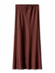 Long black satin skirtsAzizaK