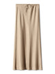 Long black satin skirtsAzizaK