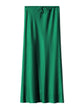 Long black satin skirtsAzizaK