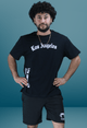 Los Angeles Printed Cotton T-ShirtAzizaK