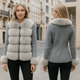 Luxury Faux Fur Panel Vest – Soft Touch CollectionAzizaK