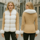 Luxury Faux Fur Panel Vest – Soft Touch CollectionAzizaK