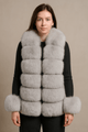 Luxury Faux Fur Panel Vest – Soft Touch CollectionAzizaK