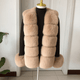 Luxury Faux Fur Panel Vest – Soft Touch CollectionAzizaK