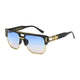 Luxury Retro Vintage Mirror Square SunglassesAzizaK