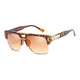 Luxury Retro Vintage Mirror Square SunglassesAzizaK