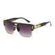 Luxury Retro Vintage Mirror Square SunglassesAzizaK