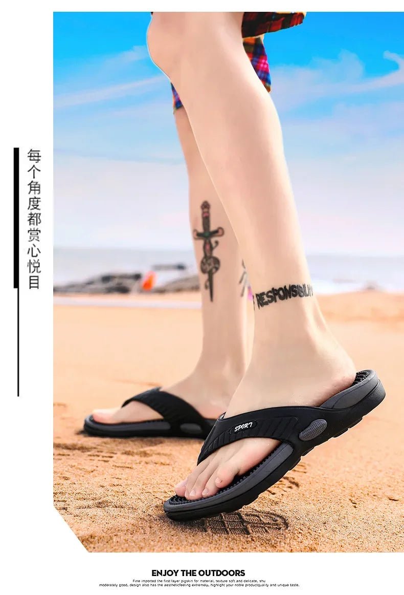 Massage flip flops, breathable luxury flip flops, slippersAzizaK