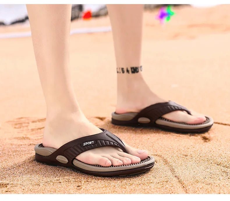 Massage flip flops, breathable luxury flip flops, slippersAzizaK