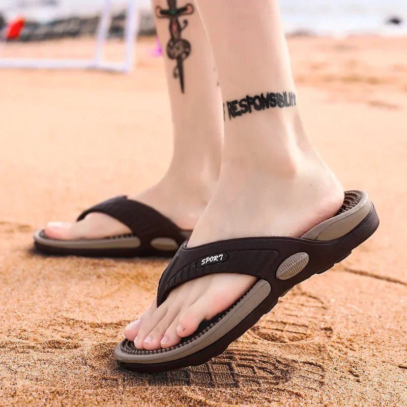 Massage flip flops, breathable luxury flip flops, slippersAzizaK