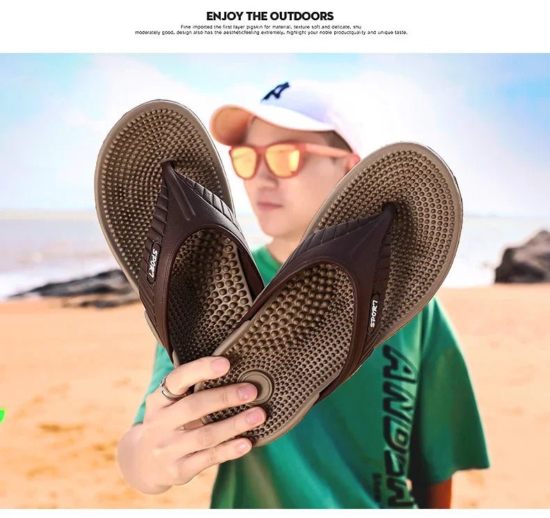 Massage flip flops, breathable luxury flip flops, slippersAzizaK