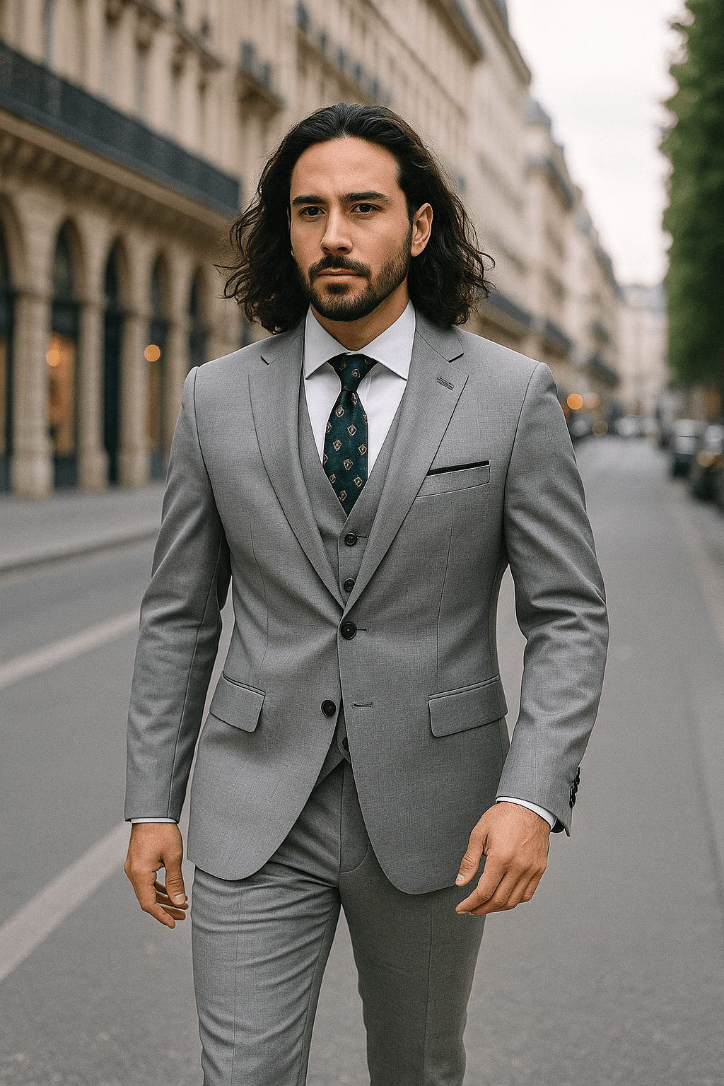 π€΅ββοΈ Men's 3 - Piece Suit β Jacket, Trousers & Vest | Formal Wedding & Business OutfitAzizaK