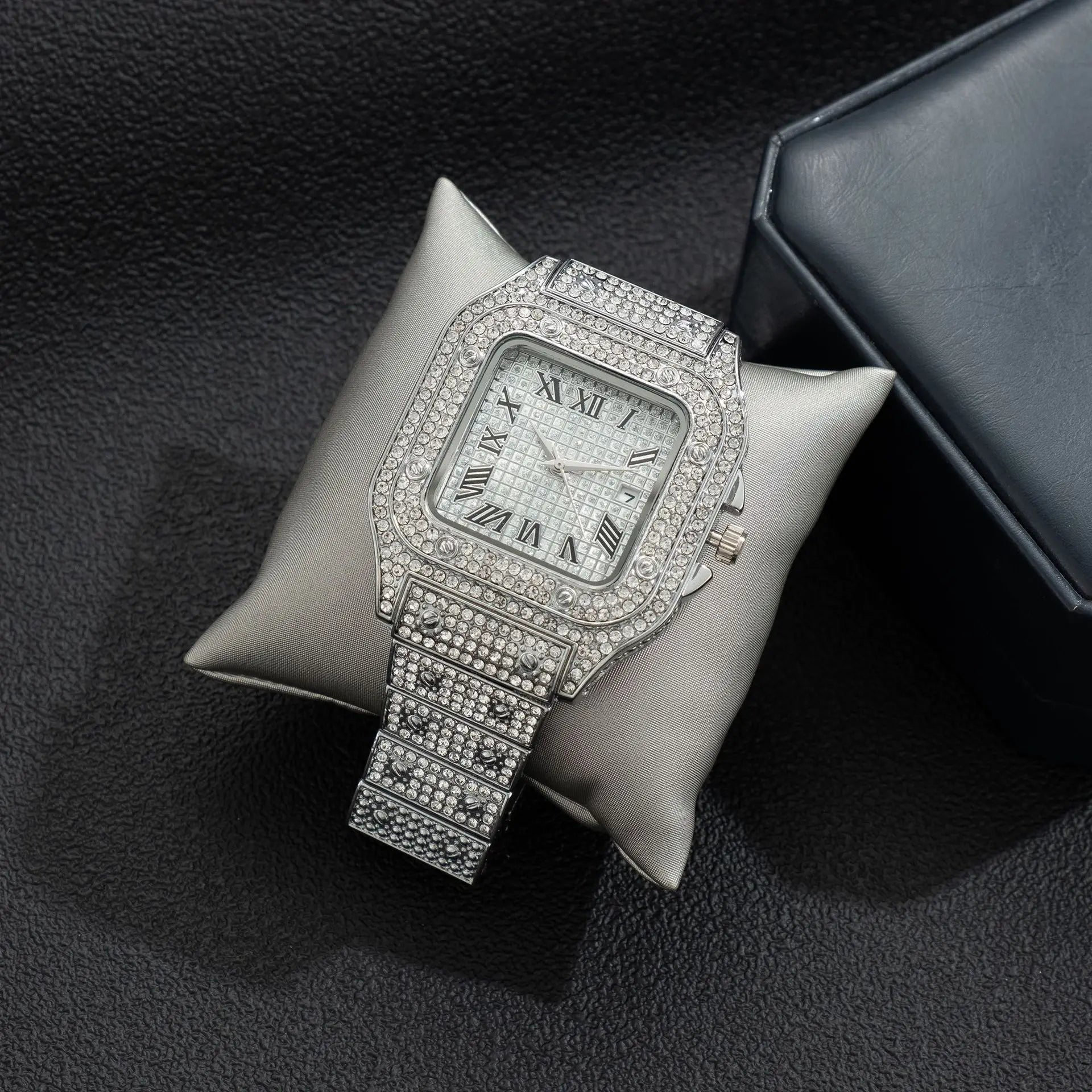 Montre UTHAI L77 Mode Luxe Or Carré DiamantAzizaK