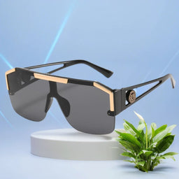 New large frame lion head one - piece sunglassesAzizaK